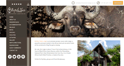 Desktop Screenshot of buffalothornlodge.co.za
