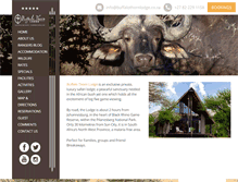 Tablet Screenshot of buffalothornlodge.co.za